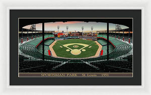 Sportsman Park 1951 - Framed Print