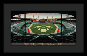 Sportsman Park 1951 - Framed Print