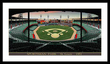 Load image into Gallery viewer, Sportsman Park 1951 - Framed Print
