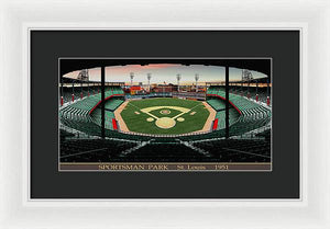 Sportsman Park 1951 - Framed Print