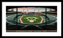 Load image into Gallery viewer, Sportsman Park 1951 - Framed Print
