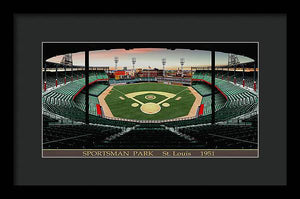 Sportsman Park 1951 - Framed Print