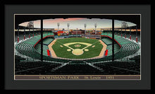 Load image into Gallery viewer, Sportsman Park 1951 - Framed Print
