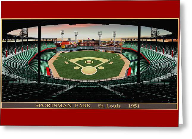 Sportsman Park 1951 - Greeting Card