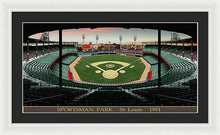 Load image into Gallery viewer, Sportsman Park 1951 - Framed Print
