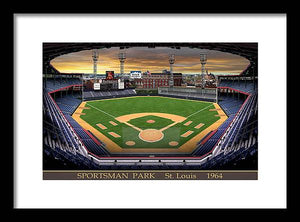 Sportsman Park 1964 - Framed Print