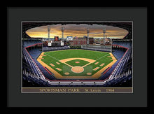 Load image into Gallery viewer, Sportsman Park 1964 - Framed Print
