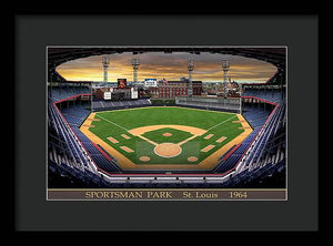 Sportsman Park 1964 - Framed Print
