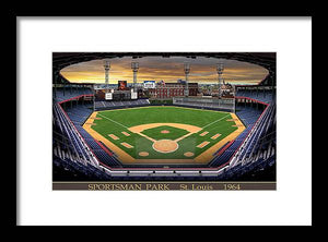 Sportsman Park 1964 - Framed Print