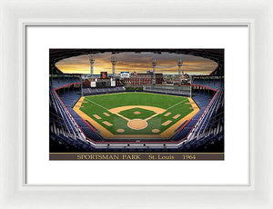 Sportsman Park 1964 - Framed Print