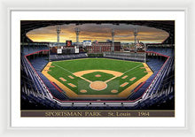 Load image into Gallery viewer, Sportsman Park 1964 - Framed Print
