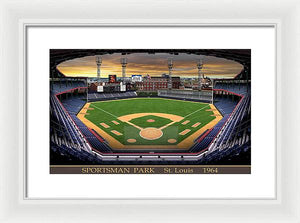 Sportsman Park 1964 - Framed Print