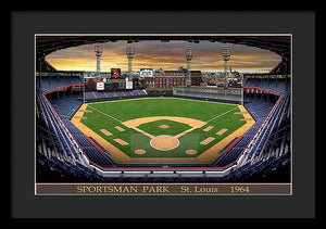 Sportsman Park 1964 - Framed Print