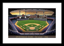Load image into Gallery viewer, Sportsman Park 1964 - Framed Print
