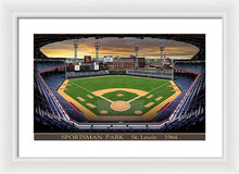 Load image into Gallery viewer, Sportsman Park 1964 - Framed Print
