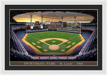 Load image into Gallery viewer, Sportsman Park 1964 - Framed Print
