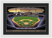 Load image into Gallery viewer, Sportsman Park 1964 - Framed Print
