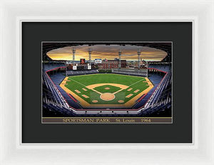 Sportsman Park 1964 - Framed Print