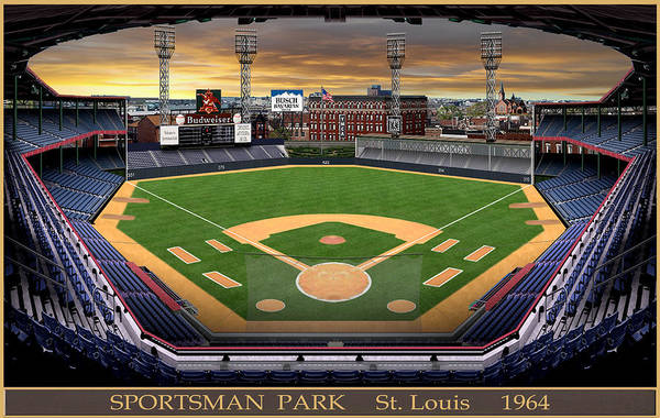 Sportsman Park 1964 - Art Print – classicballpark.com