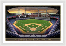 Load image into Gallery viewer, Sportsman Park 1964 - Framed Print

