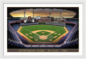 Sportsman Park 1964 - Framed Print
