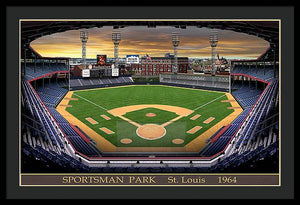 Sportsman Park 1964 - Framed Print