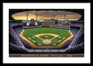 Sportsman Park 1964 - Framed Print