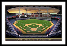 Load image into Gallery viewer, Sportsman Park 1964 - Framed Print
