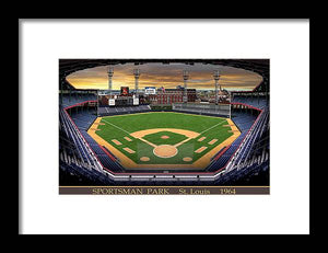 Sportsman Park 1964 - Framed Print