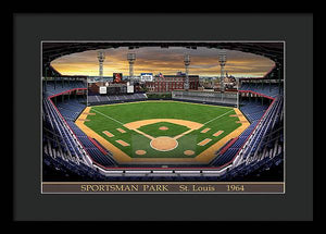 Sportsman Park 1964 - Framed Print