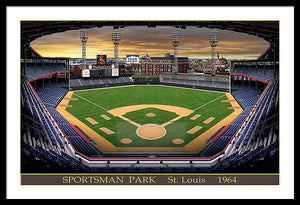 Sportsman Park 1964 - Framed Print