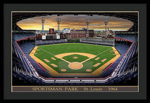 Sportsman Park 1964 - Framed Print