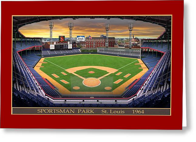 Sportsman Park 1964 - Greeting Card