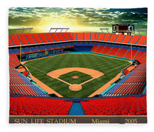 Load image into Gallery viewer, Sun Life Stadium 2005 - Blanket
