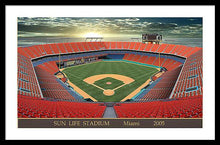 Load image into Gallery viewer, Sun Life Stadium 2005 - Framed Print
