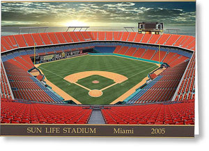 Sun Life Stadium 2005 - Greeting Card