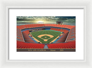 Sun Life Stadium 2005 - Framed Print