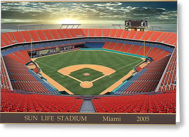 Sun Life Stadium 2005 - Greeting Card