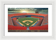 Load image into Gallery viewer, Sun Life Stadium 2005 - Framed Print
