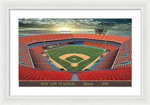 Load image into Gallery viewer, Sun Life Stadium 2005 - Framed Print
