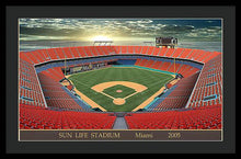 Load image into Gallery viewer, Sun Life Stadium 2005 - Framed Print
