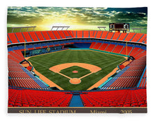 Load image into Gallery viewer, Sun Life Stadium 2005 - Blanket
