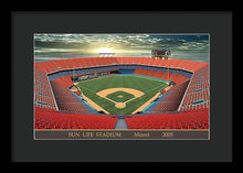 Load image into Gallery viewer, Sun Life Stadium 2005 - Framed Print
