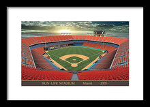 Load image into Gallery viewer, Sun Life Stadium 2005 - Framed Print
