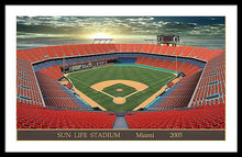 Load image into Gallery viewer, Sun Life Stadium 2005 - Framed Print
