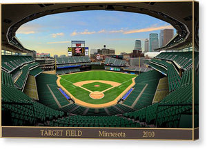 Target Field 2010 - Canvas Print