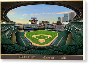 Target Field 2010 - Canvas Print