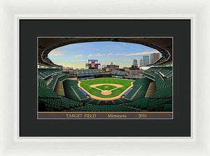 Target Field 2010 - Framed Print