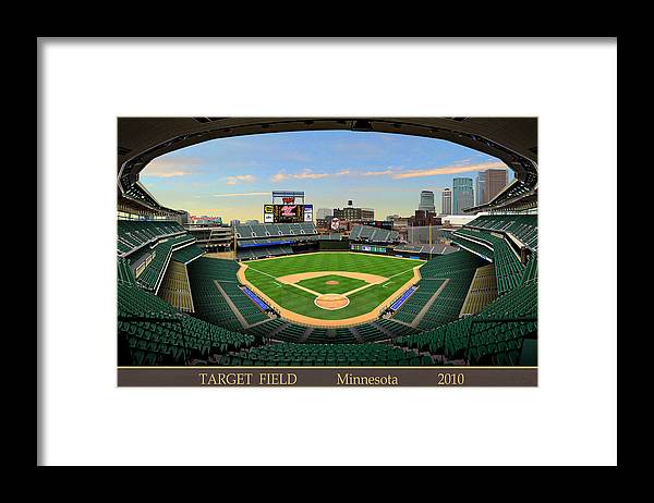 Target Field 2010 - Framed Print