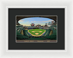 Target Field 2010 - Framed Print